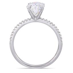 Diamond Classics™ 14kt. 1/10ctw. Moissanite Engagement Ring