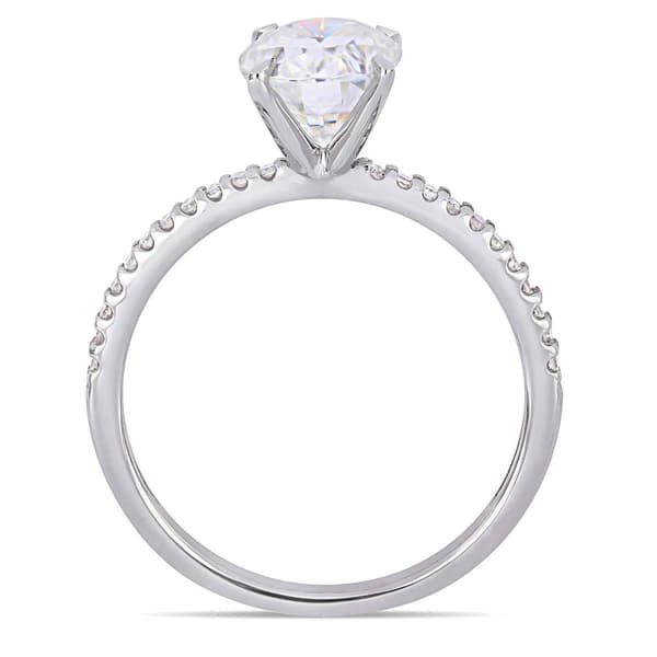 Diamond Classics&#8482; 14kt. 1/10ctw. Moissanite Engagement Ring