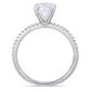 Diamond Classics&#8482; 14kt. 1/10ctw. Moissanite Engagement Ring - image 3