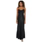 Juniors Morgan & Co. Satin Drape Neck Tie Back Dress - image 1