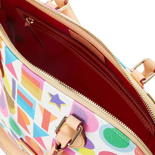 Dooney & Bourke Art Deco Zip Satchel