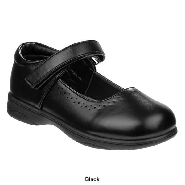 Little Girls Petalia® Hook & Loop Closure Mary Jane Flats