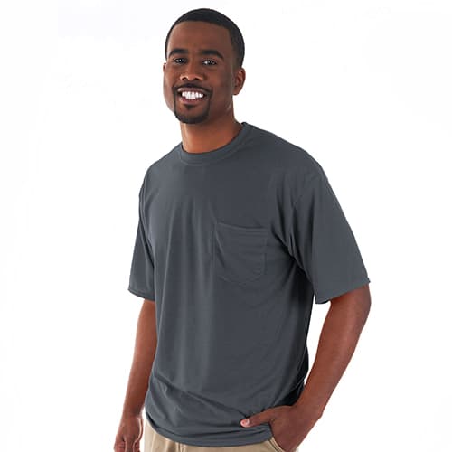 Mens Gildan® Classic Long Sleeve Ultra Cotton Crew Neck Tee - Boscov's