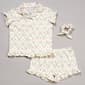 Toddler Girl Laura Ashley 3pc. Strawberry Lattice Pajama Set - image 1