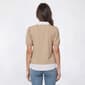 Womens Adrianna Papell Scallop Collar Two In One Blouse - image 2