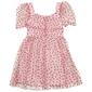 Girls &#40;7-16&#41; Trixxi Girl Flocked Heart Dress - image 1