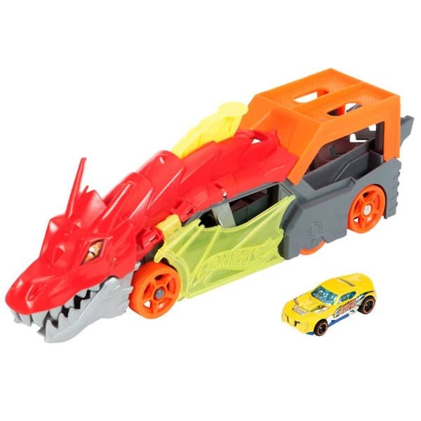 Hot Wheels(R) Dragon Launch Transporter Vehicle - image 