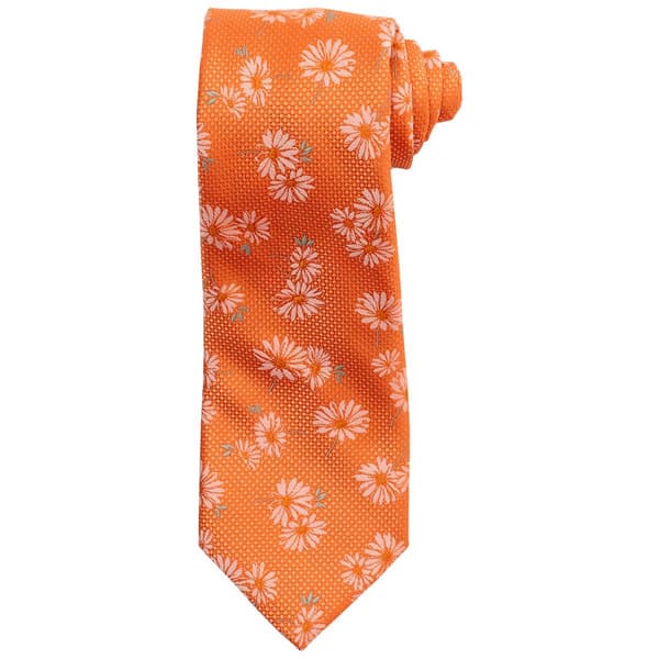 Mens John Henry® Large Daisy Floral Tie - image 