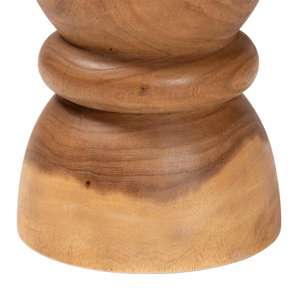 bali & pari Bancroft Solid Suar Wood End Table