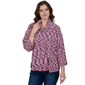 Petite Ruby Rd. English Countryside Cowl Neck Spacedye Chenille - image 1