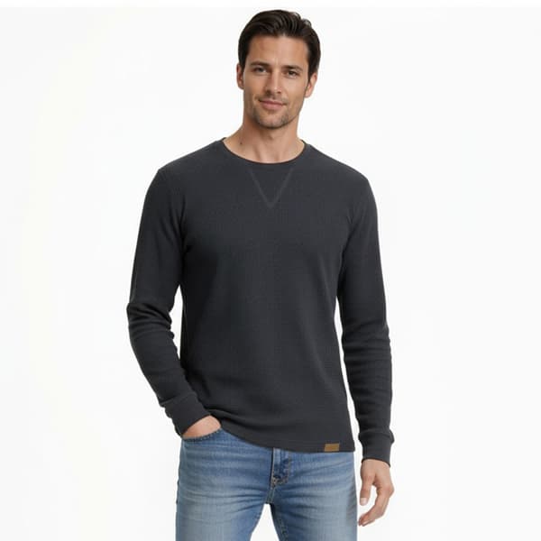 Mens Mountain Ridge Heavyweight Thermal Long Sleeve Crew Tee