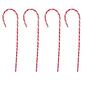 Hofert Striped Candy Cane Christmas Stakes - Set of 4 - image 1