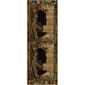 Tayse Nature Fern Bear Lodge Runner - Beige - image 1