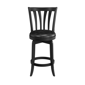 HH2 Home Savana Black Wood Counter Height Swivel Stool - image 3
