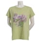 Plus Size Top Stitch by Morning Sun Garden Well Tee - image 1