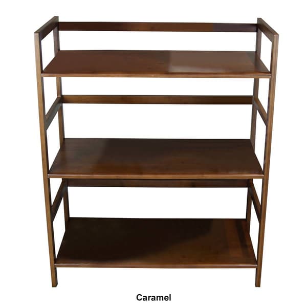 eccostyle™ 3-Tier Bamboo Frame Stackable Bookshelf