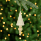 Northlight 3pc. Natural Trees Wooden Christmas Ornaments - image 4