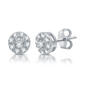 Nova Star&#174; Sterling Silver 1/4ctw. Lab Grown Diamond Earrings - image 2