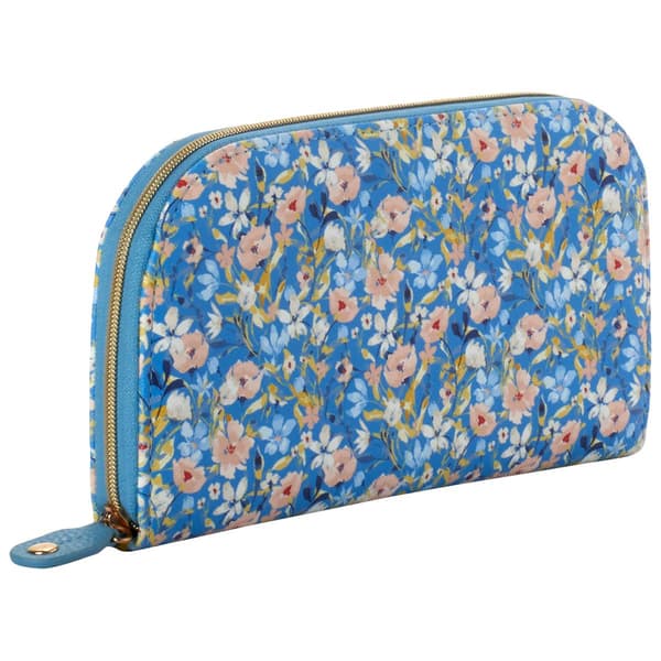 Womens Buxton Dome Zip Around Wallet