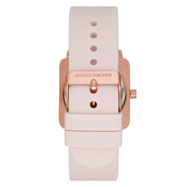 Womens Skechers Calabar Blush Square Watch - SR6209