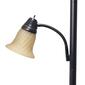 Lalia Home Reading Light/Marble Glass Shades Torchiere Floor Lamp - image 5
