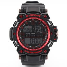 Mens C-Sport Digital Watch - 26-085W-RED