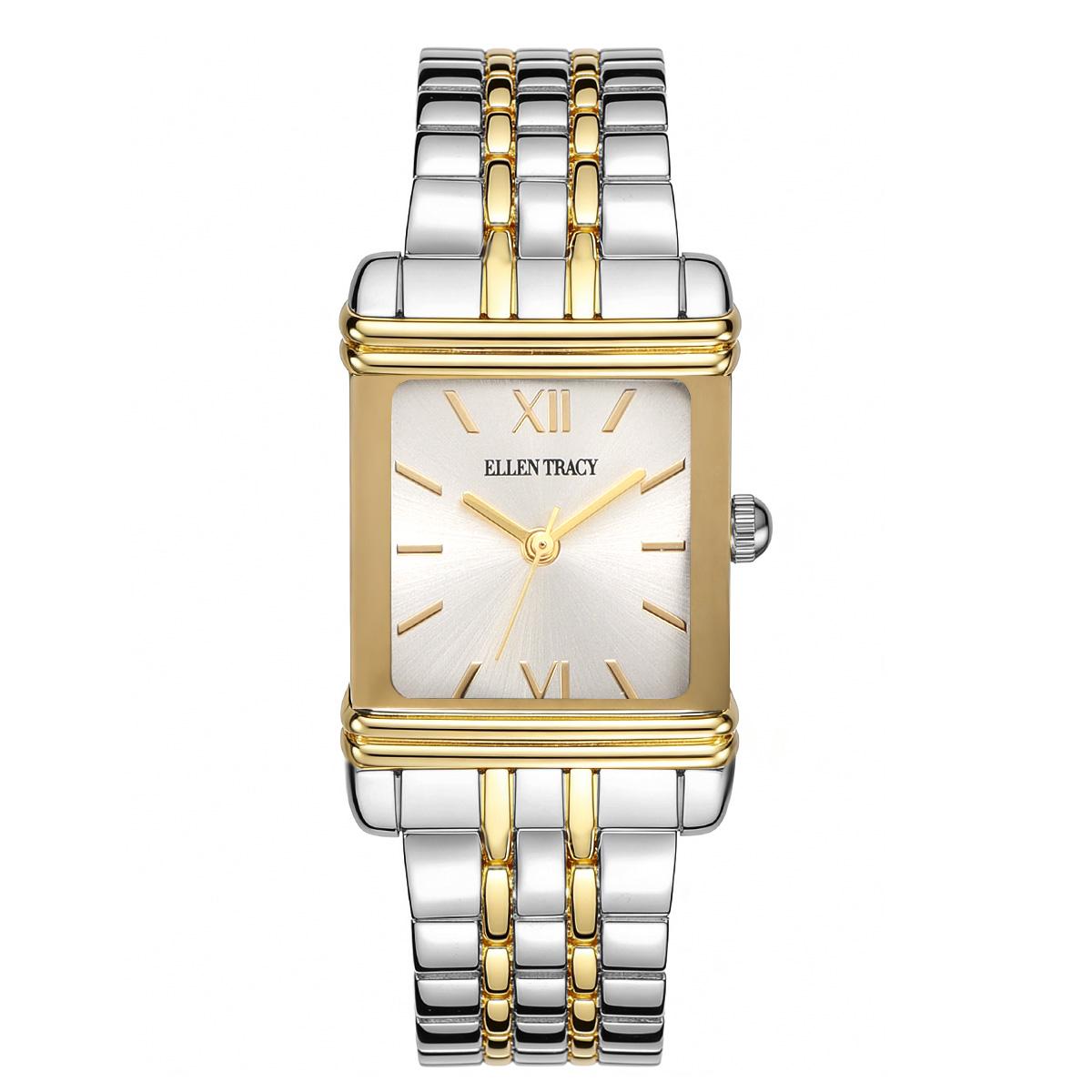 Womens Ellen Tracy Two-Tone Bracelet Watch - ET5477TG