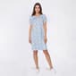 Womens Elizabeth & Nicole Short Sleeve Toile Keyhole Nightgown - image 1