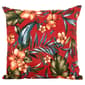 Jordan Manufacturing Floral Outdoor Toss Pillow - Red/Coral - image 1