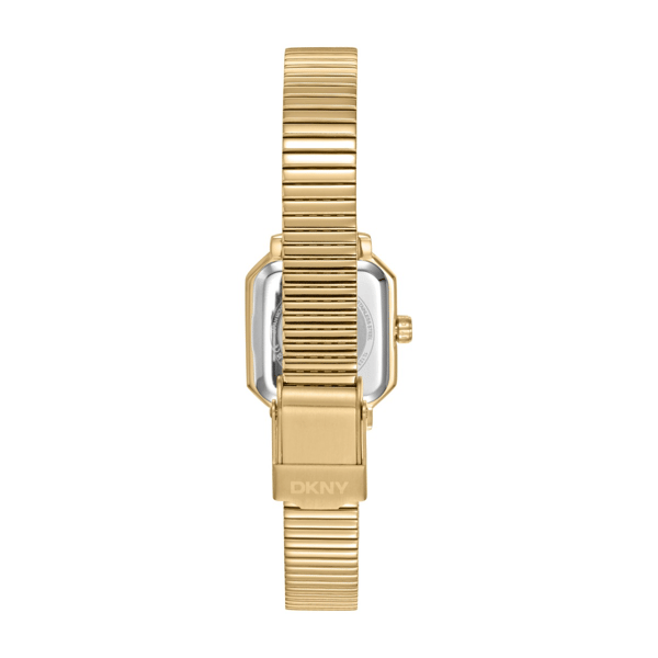 Womens DKNY Gold-Tone White Dial Tubogas Watch - DK1L123M0035
