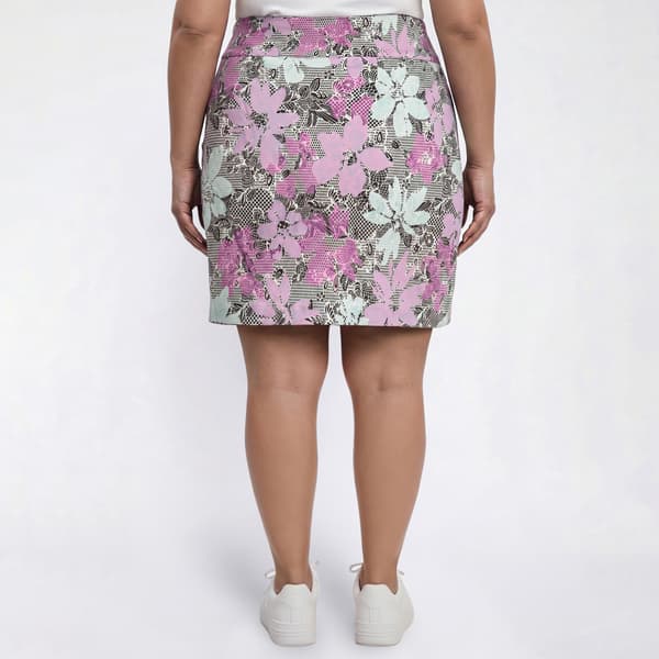 Plus Size Preswick & Moore® Lace & Floral Millennium Skort