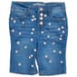 Girls (7-16) Wallflower Denim Bermuda Shorts w/ Floral Embroidery - image 2