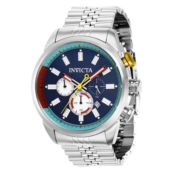 Mens Invicta Aviator Stainless Steel Quartz Watch - 39945 - image 
