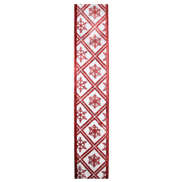 Northlight 12ct. Snowflake Wired Craft Ribbon Spools