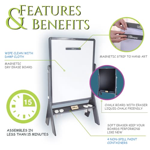 Little Partners™ Contempo Art Easel