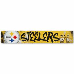 Open Road Steelers Graffiti Style Metal Sign