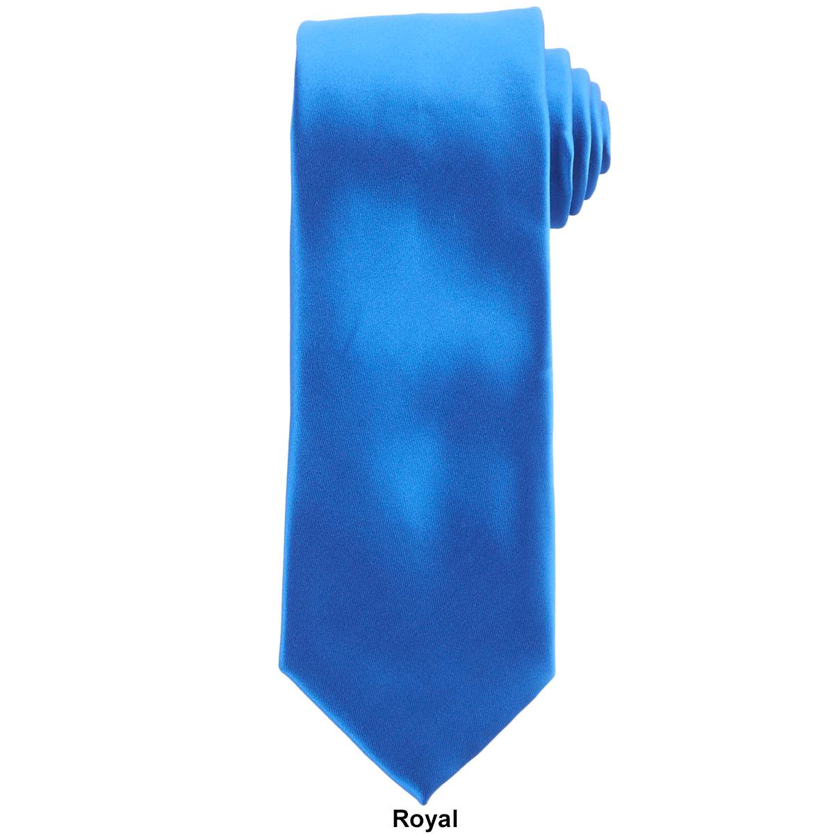 Mens John Henry Sateen Solid Tie