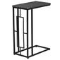 9th & Pike&#40;R&#41; Black Metal and Wood Contemporary Accent Table - image 1