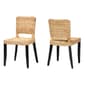 bali & pari Dermot Modern Bohemian Natural Rattan Dining Chair - image 1