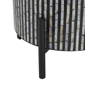 9th & Pike® Contemporary Mother Of Pearl Shell Accent Table - image 5
