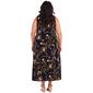 Plus Size MSK Sleeveless Floral Half Zip Neck Maxi Dress - image 2