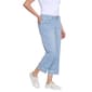 Womens Multiples 5 Pocket Double Fringe Hem Denim Crop Pant - image 1