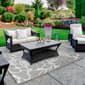 Northlight Seasonal Floral Rectangular Indoor/Outdoor Area Rug - image 2