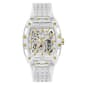 Mens Guess Clear Silicone Strap Automatic Watch - GW1073G2 - image 1