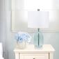 Lalia Home Classix Oval Glass Table Lamp w/White Drum Shade - image 6