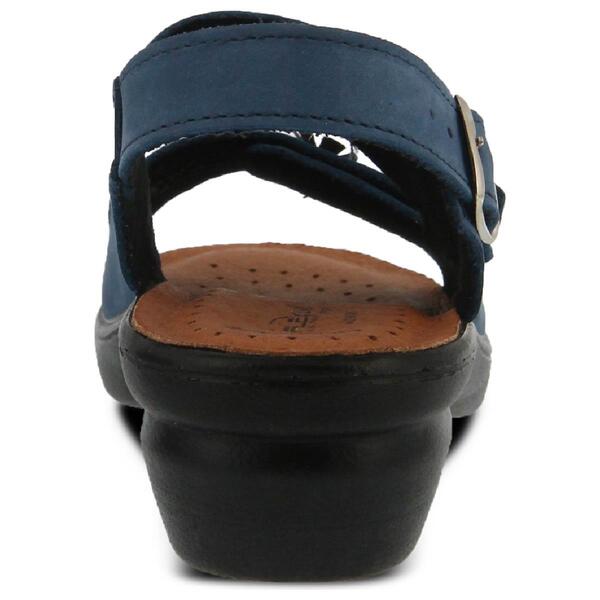 Womens Flexus&#174; By Spring Step Ceri Wedge Sandals - Blue