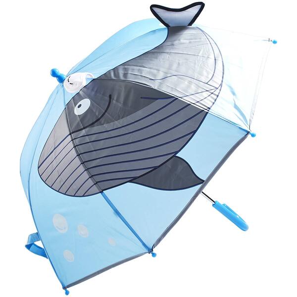 Boys Stepping Stones Whale 3D Umbrella - image 