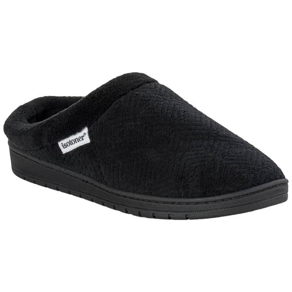 Womens Isotoner Sculpted Terry Hoodback Slippers - image 
