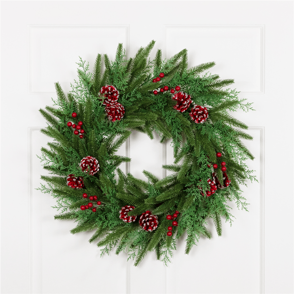 Northlight Real Touch™ 24in. Wind River Fir Christmas Wreath