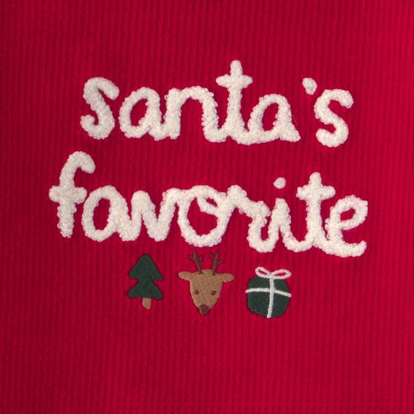 Baby Unisex (3-18M) Carter''s® Santa''s Favorite Top & Pants Set